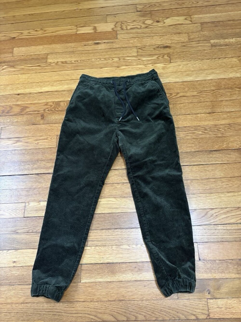 Men’s Corduroy Joggers American Eagle Next Level Flex Green Size Small